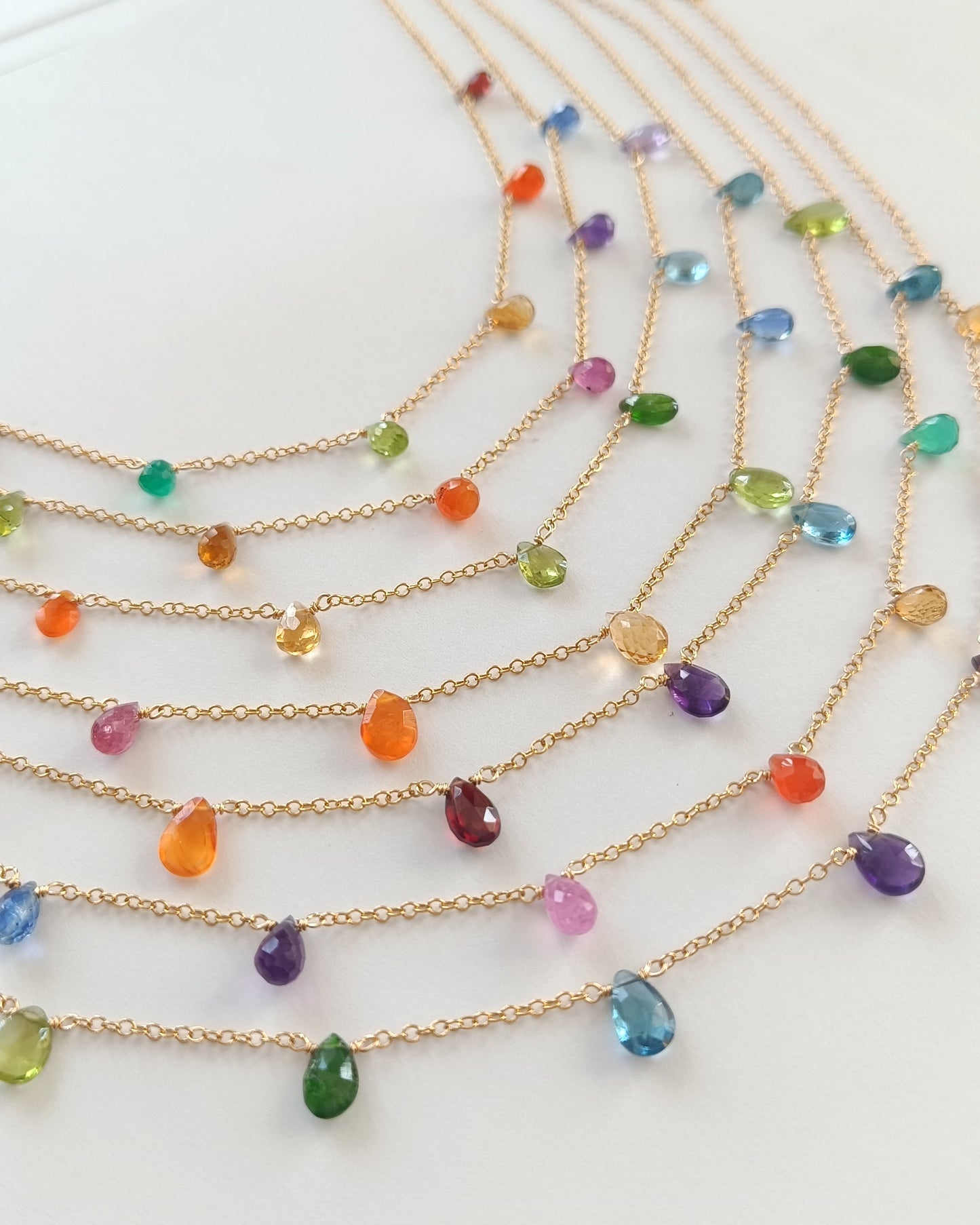 Collana 7 Gocce RAINBOW