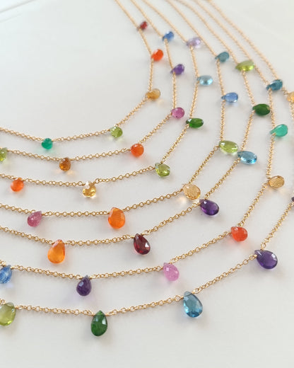 Collana 7 Gocce RAINBOW