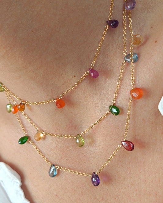 Collana 7 Gocce RAINBOW