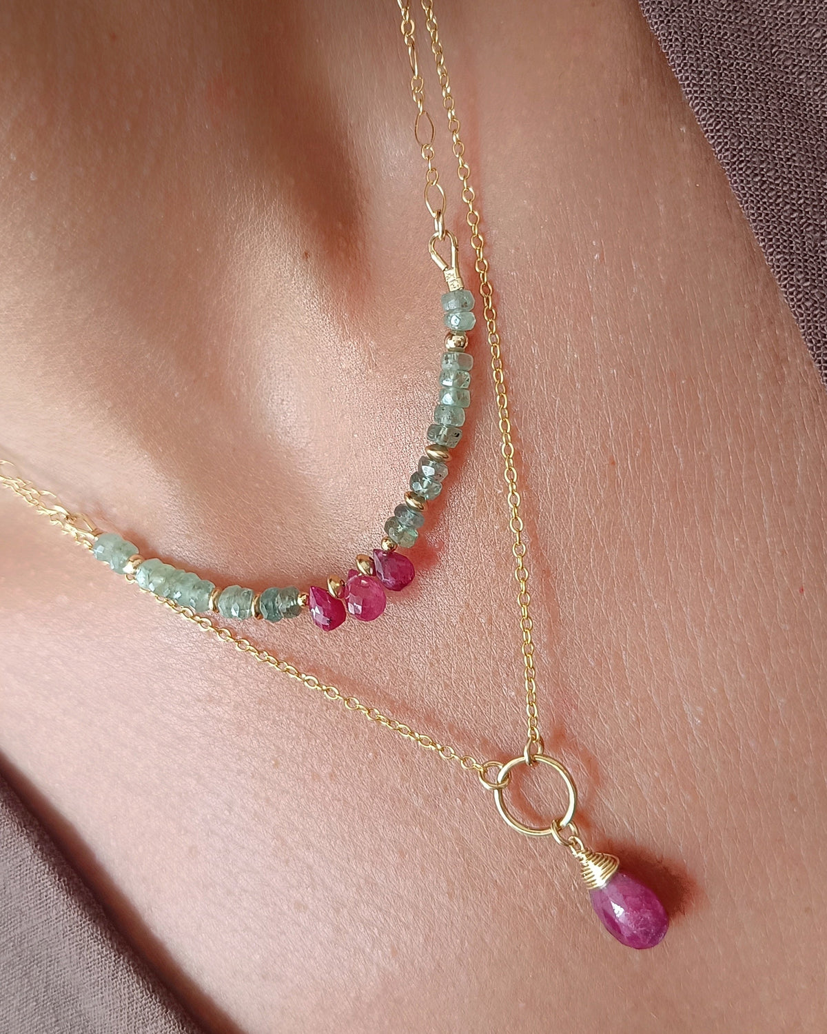 Collana Cianite Multicolor