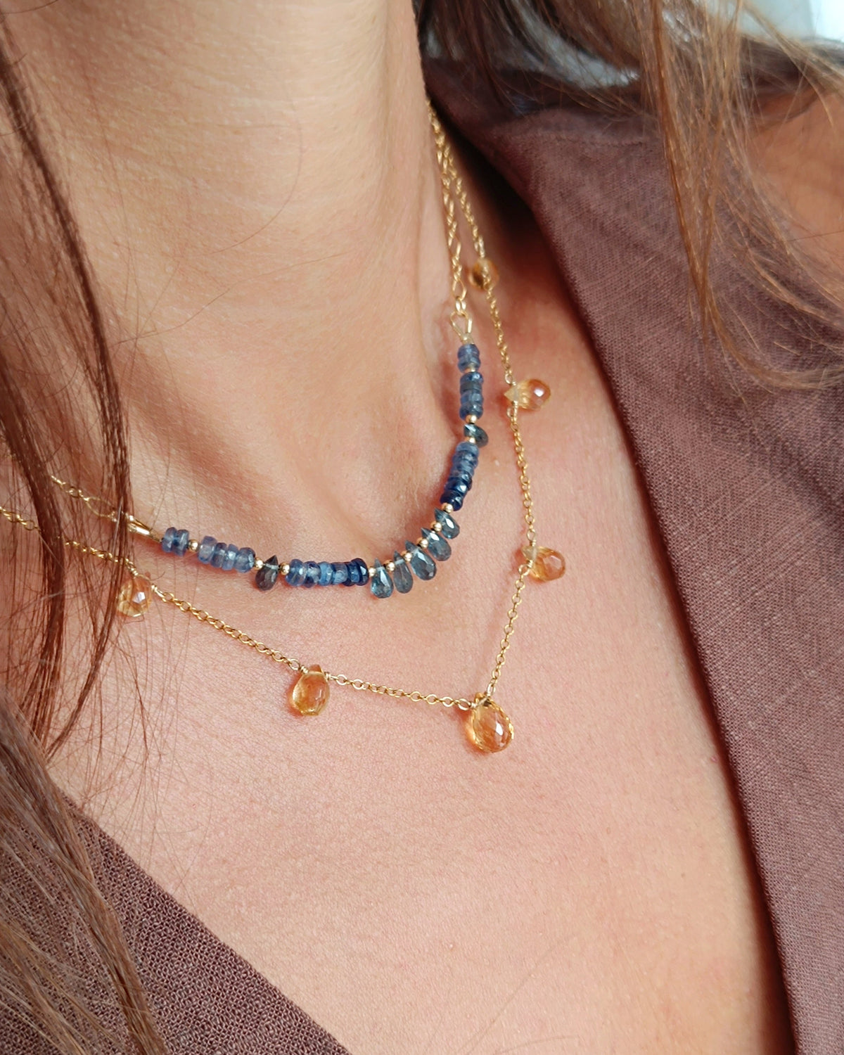 Collana Cianite Multicolor