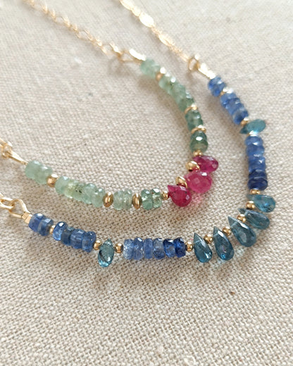 Collana Cianite Multicolor