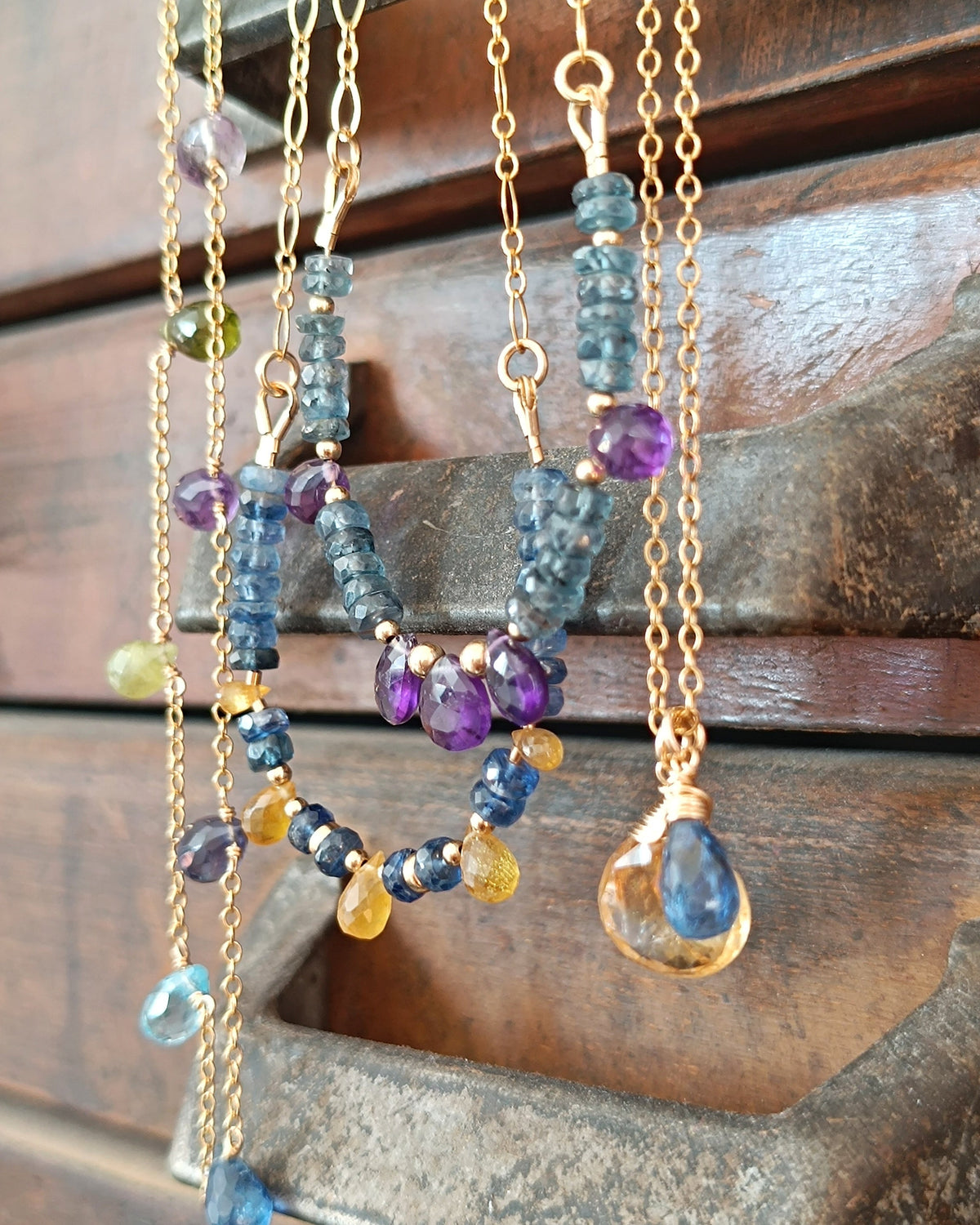 Collana Cianite Multicolor