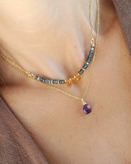 Collana Cianite Multicolor