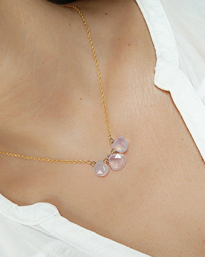 Parure Quarzo Lavanda