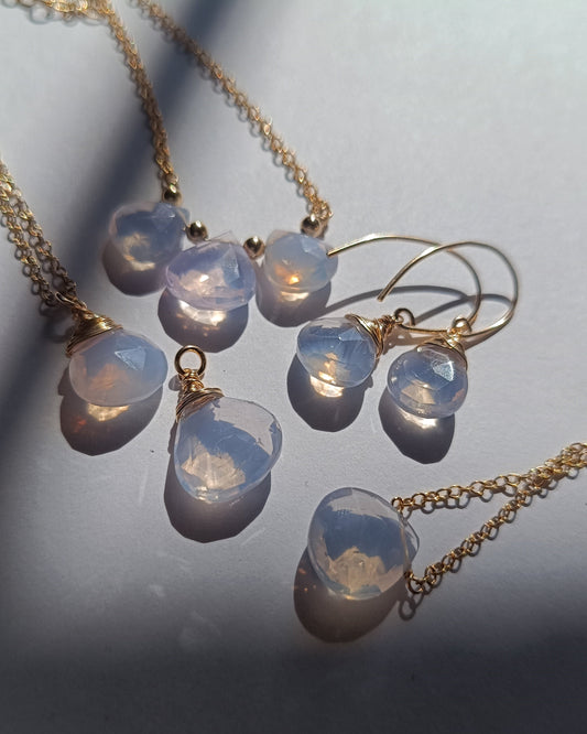 Parure Quarzo Lavanda