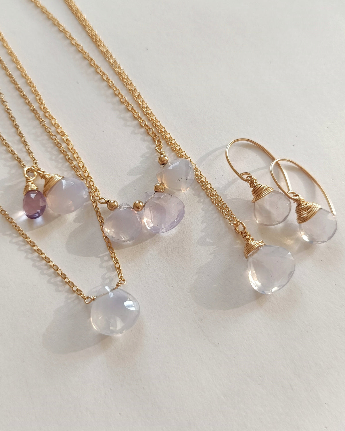 Parure Quarzo Lavanda