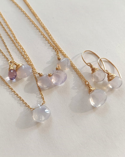 Parure Quarzo Lavanda