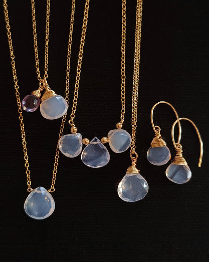 Parure Quarzo Lavanda