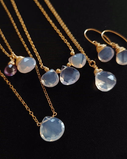 Parure Quarzo Lavanda