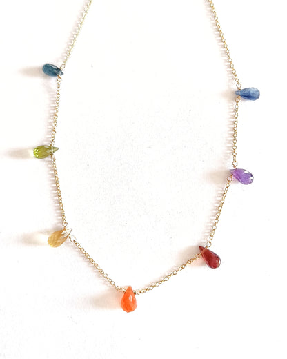 Collana 7 Gocce RAINBOW