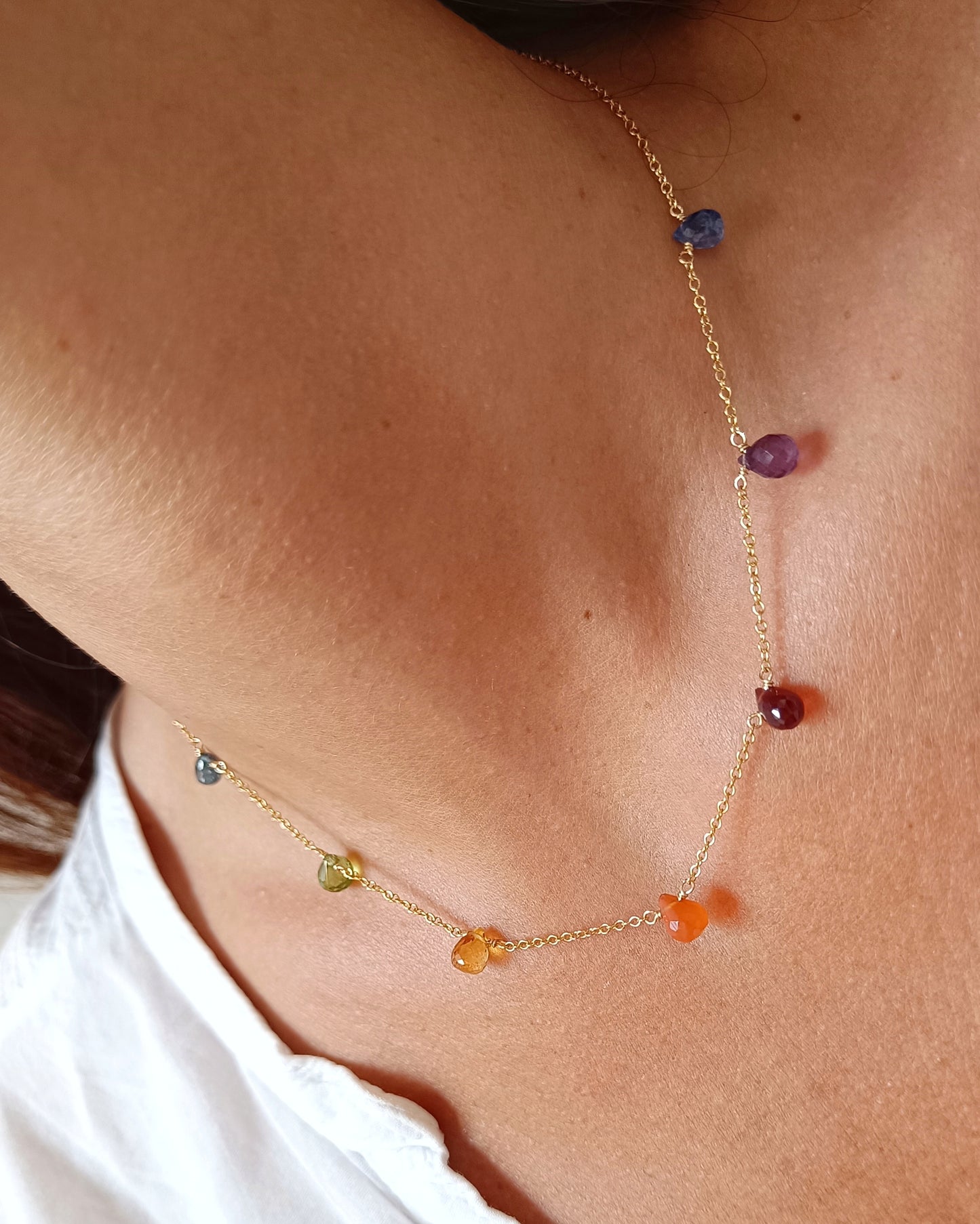 Collana 7 Gocce RAINBOW