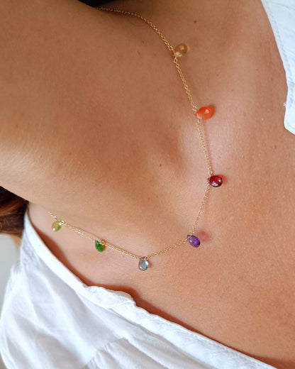 Collana 7 Gocce RAINBOW