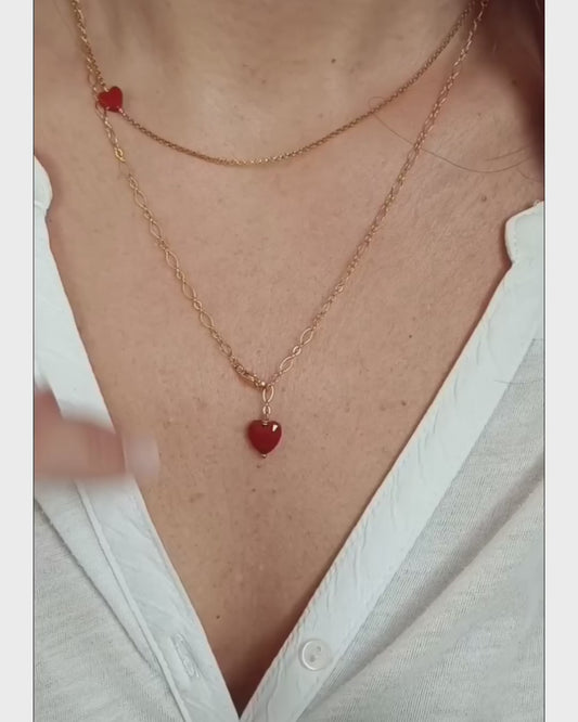 Collana Cuore Saliscendi