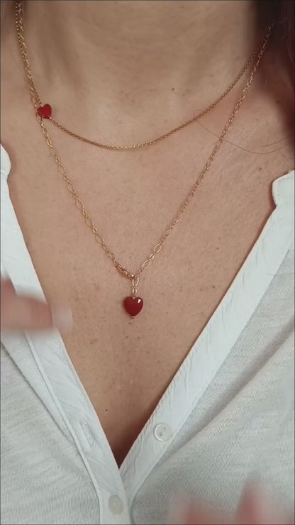 Collana Cuore Saliscendi